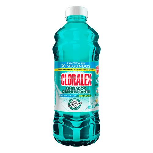 Desinfectante de Superficies Líquido Cloralex Sin Cloro Aroma Fresco 1.65L