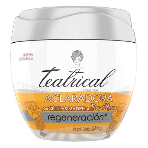 Crema Facial Teatrical Células Madre Ultra Aclaradora 200g