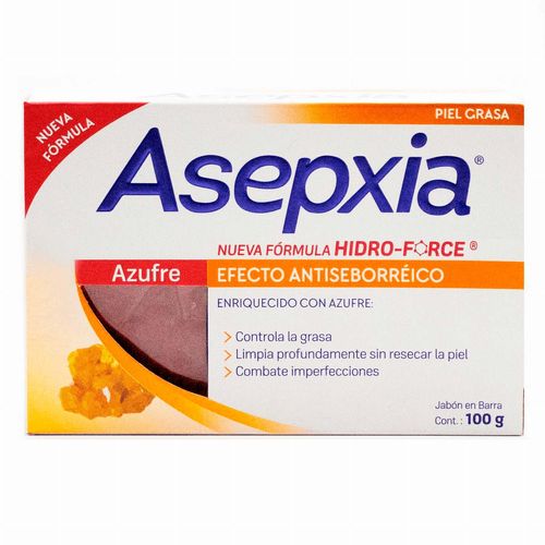Jabón en Barra Asepxia Azufre 100g