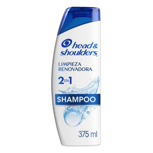 Shampoo Head & Shoulders 2 en 1 Limpieza Renovadora 375 ml