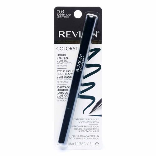 Delineador ojos Revlon Colorstay Liquid 003 Blackest Black 1.6 g