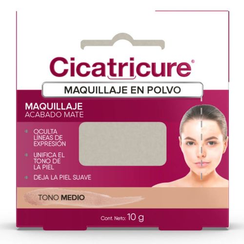 Maquillaje en Polvo Cicatricure Medio10g