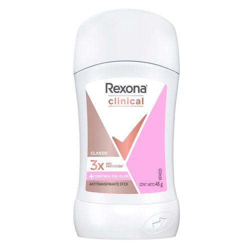 Antitranspirante en Barra Rexona Clinical Expert Classic 46g
