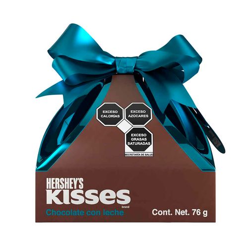 Chocolate Hershey's Kisses Caja Regalo Leche 76g