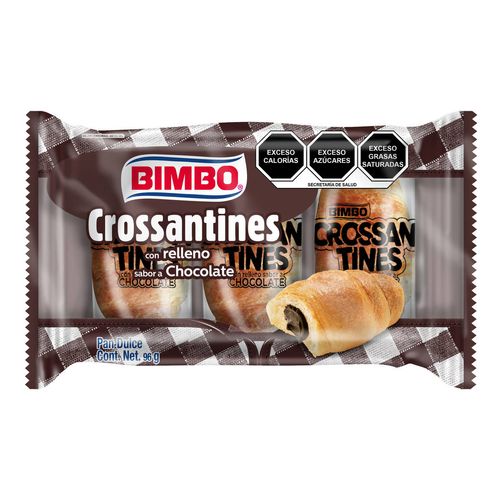 Crossantines Relleno Chocolate 96g