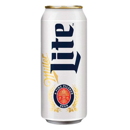 Cerveza Clara Miller Lite Lata 710 ml..
