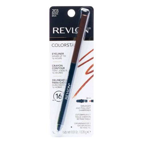 Delineador para ojos Revlon Colorstay Eyeliner tono 203 Brown .28 gr
