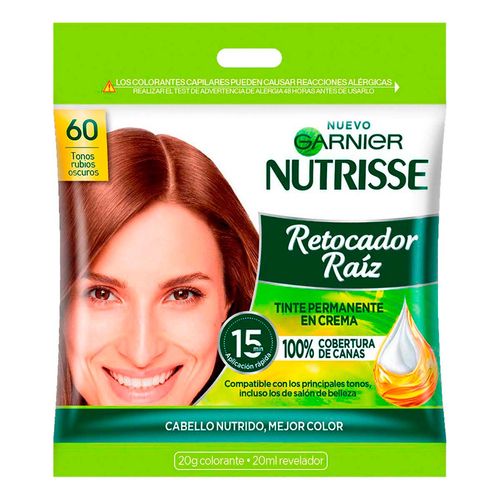 Retocador de Raíces Garnier Nutrisse Tono 60 Rubios Oscuros