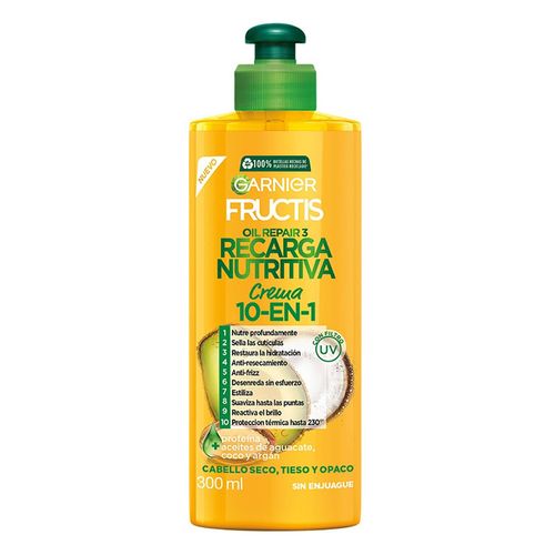 Crema para Peinar Garnier Fructis Liso Coco 300ml