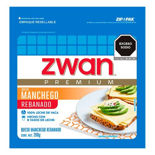 Queso Zwan Manchego Rebanado 200g