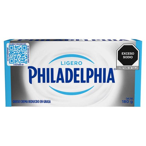 Queso Crema Philadelphia Light 180g