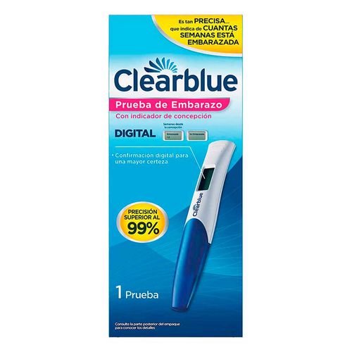 Prueba de Embarazo Clear Blue 1 Prueba