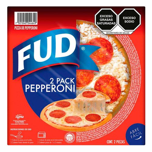 Pizza de Pepperoni Fud 2 Piezas