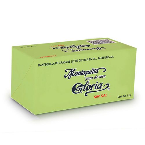 Mantequilla Gloria sin Sal 1kg