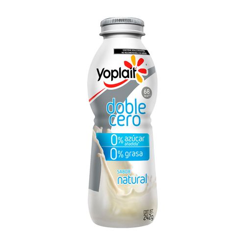 Yoghurt Yoplait Bebible Doble Cero Natural 242g