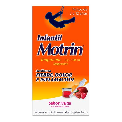 Suspensión Infantil Motrin Analgésico 120ml