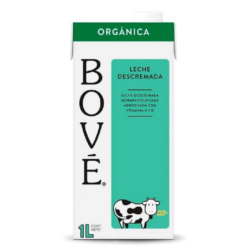 Leche Bové Descremada Organica 1L