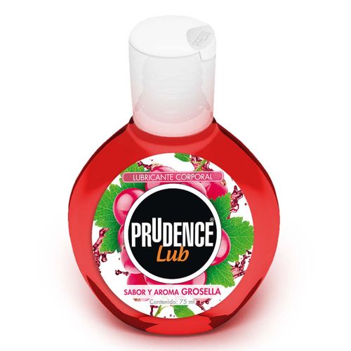 Lubricante Íntimo Prudence Sabor y Aroma Grosella 75ml