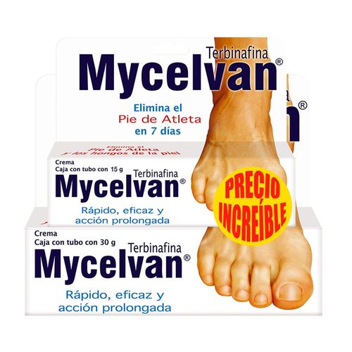 Crema Mycelvan 1 Tubo de 30g + 1 Tubo de 15g