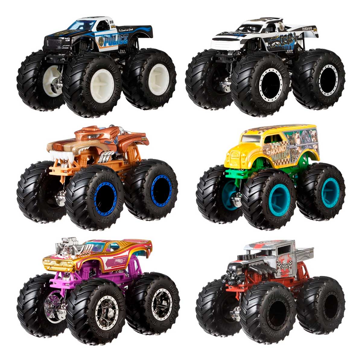 Vehículo de Juguete Hot Wheels Monster Trucks Piezas Chedraui
