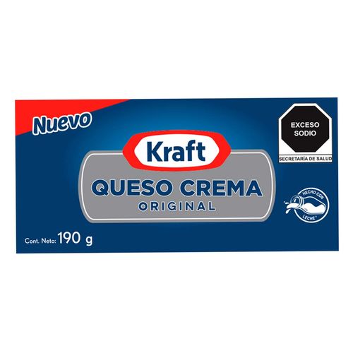 Queso Crema Kraft Original 190g