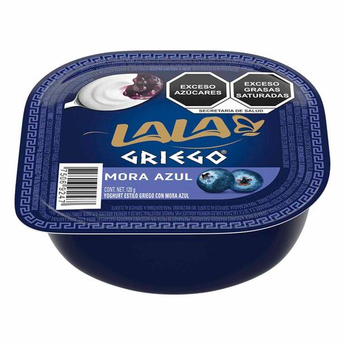 Yoghurt Batido Lala Griego Mora Azul 120g