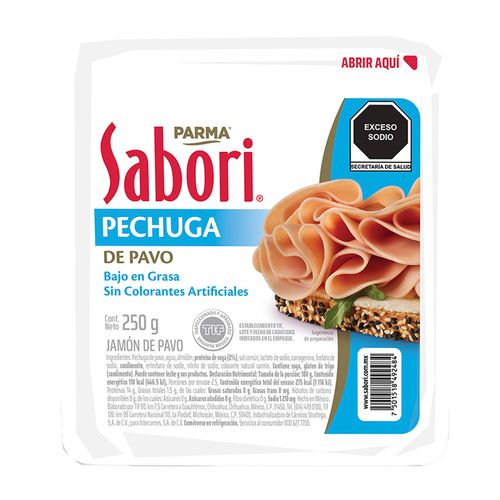 Pechuga de Pavo Extrafina Sabori 250g