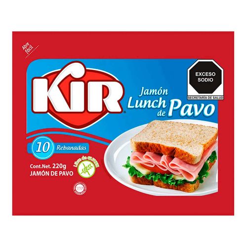 Jamón Kir Pavo Lunch 220g