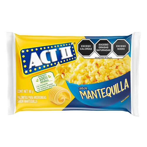 Palomitas ACT II para Microondas Sabor Mantequilla 90g