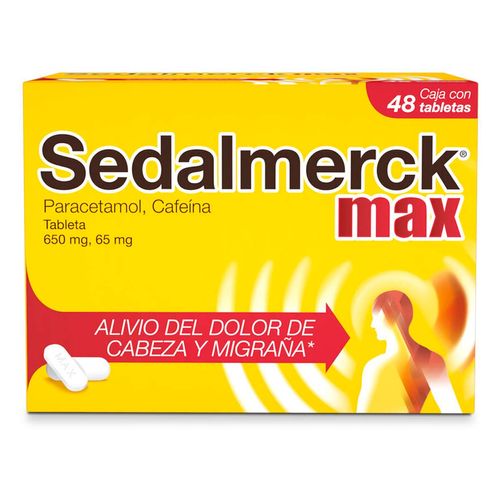 Tabletas Sedalmerck Max 48 Unidades