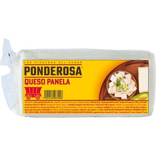 Queso Panela Ponderosa por Kg