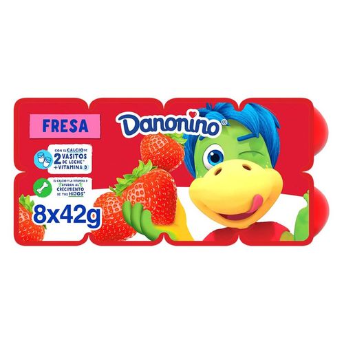Danonino Queso Petit Suisse Con Fresa 8x42g