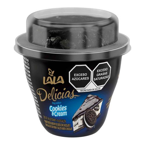 Yoghurt Batido Lala Delicias Pay Cookies Cream 150g