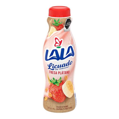 Yoghurt Licuado Lala Fresa Plátano Cereal 440g