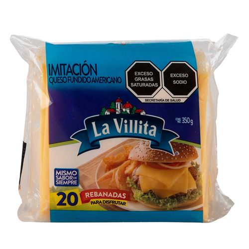 Queso La Villita Estilo Fundido Americano 350g