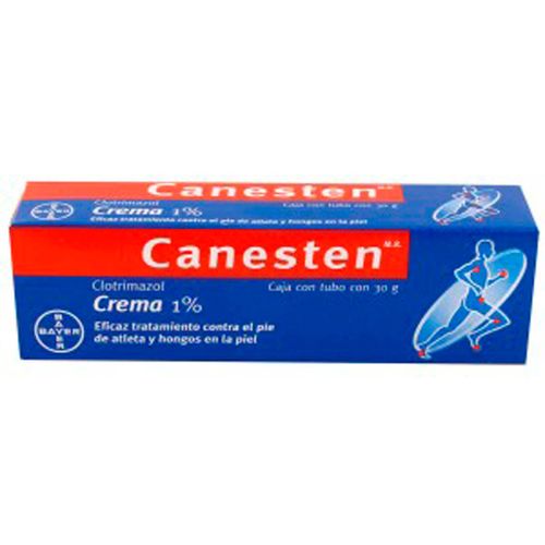 Crema Canesten Contra los Hongos en la Piel y el Pie de Atleta Tubo con 30g