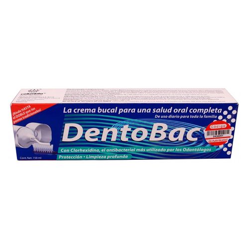 Pasta Dental Dentobac Menta 150ml