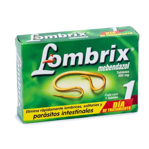 Tableta Lombrix 500mg Caja con 1 Tableta