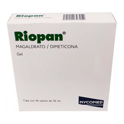Gel Riopan Caja con 10 Sobres de 10ml