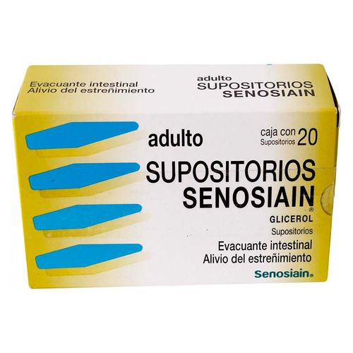 Supositorios Senosiain Adulto Caja con 20 Supositorios