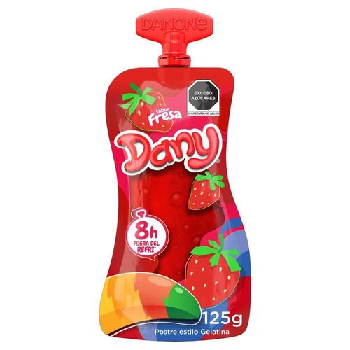 Gelatina Dany En Pouch Sabor Fresa 125g