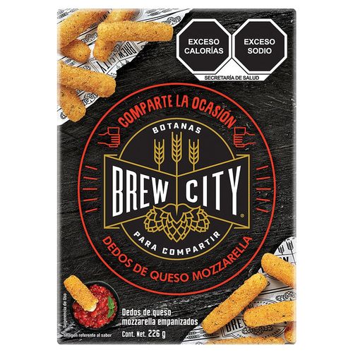 Dedos de Queso Mozzarella Brew City 226g