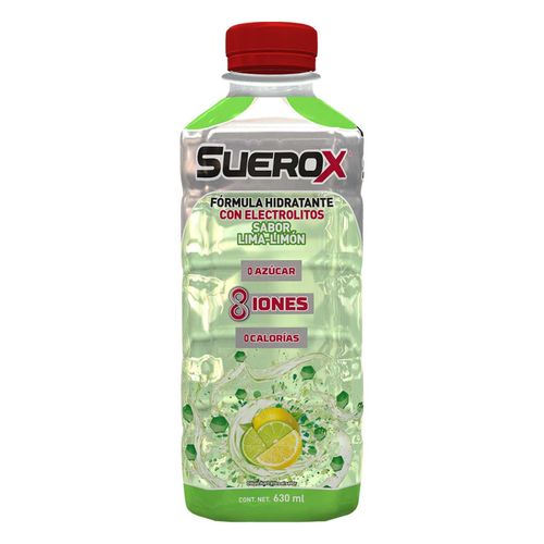 Bebida con Electrolitos Suerox Adulto Lima Limón 630ml