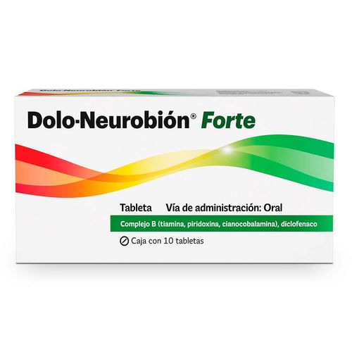 Tabletas Dolo-Neurobión Forte 10 Tabletas
