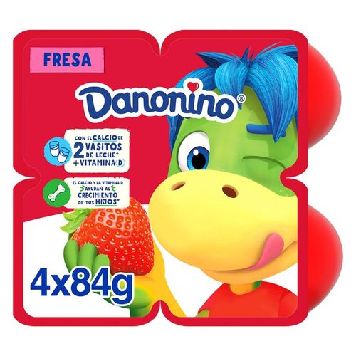 Danonino Queso Petit Suisse Con Fresa 4x84g