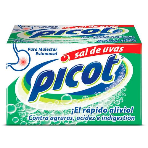 Antiácido Sal de Uvas Picot Efervescente 10 Sobres