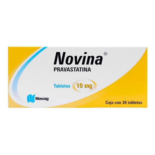 Tabletas Novina 10mg Caja con 30 Tabletas