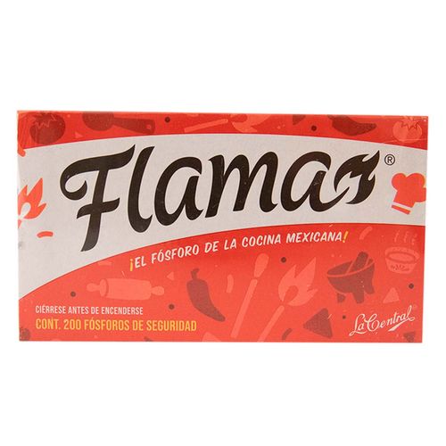 Fósforos Flama 2 Cajillas de 200 Fósforos