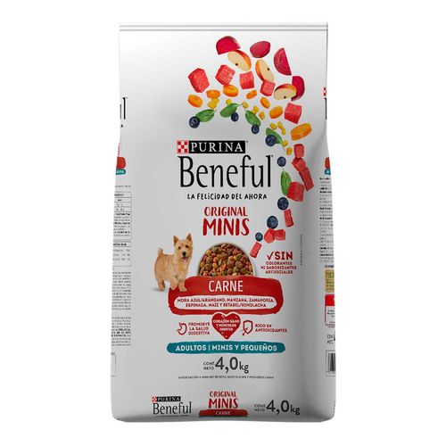 Purina Beneful Adulto Razas Minis y Pequeñas Carne Bulto de 4kg