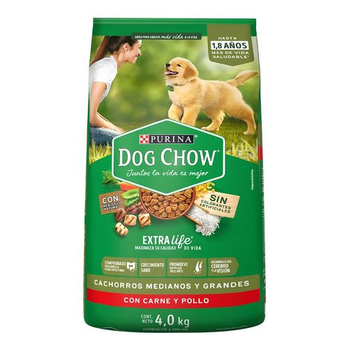 Purina Dog Chow Cachorros Medianos y Grandes 4kg